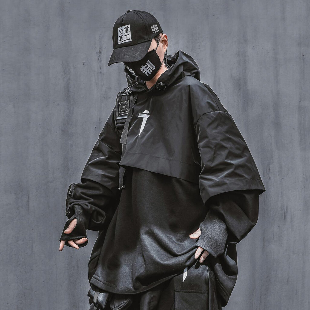 Hoodie techwear oversized - X-Techwear