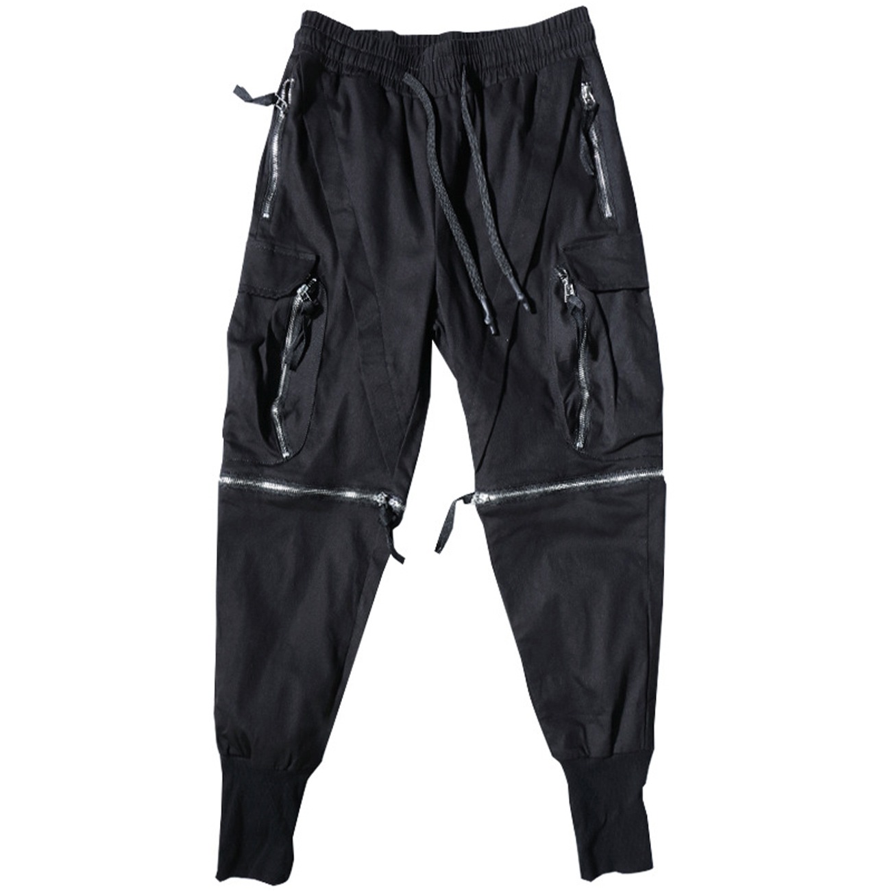 Femmes Pantalon Corsaire Avec Fermetures Éclair à MS Mode